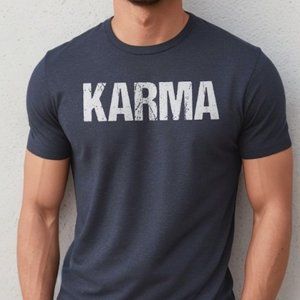 Men's Graphic T-Shirt - New Without Tags - Heather Navy